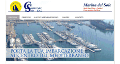 Desktop Screenshot of marinasole-santelmo.com